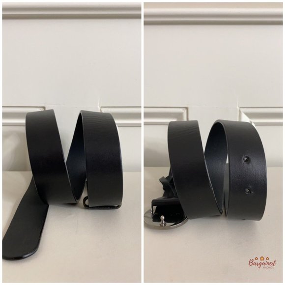 Authentic Gucci Black Calfskin Leather Silver Hysteria Buckle Belt Size 85/34 - Picture 8 of 13